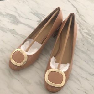 Michael Kors Nude Patent Leather Pumps